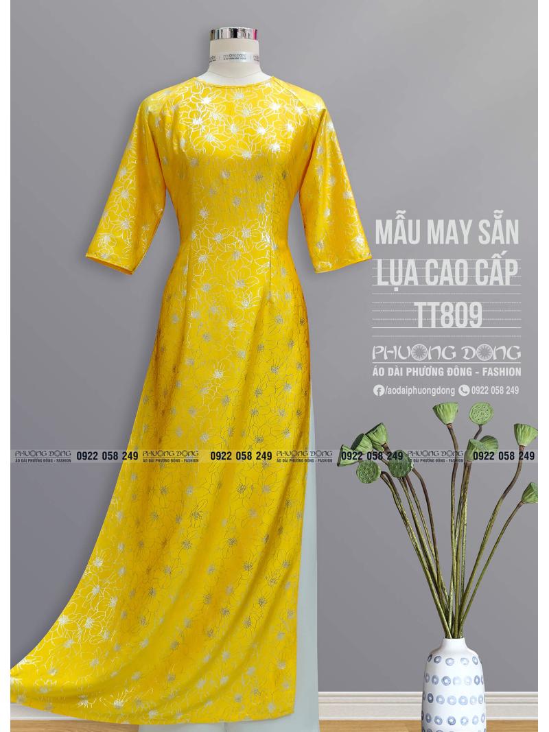 Áo Dài Truyền Thống Lụa Cao Cấp TT809